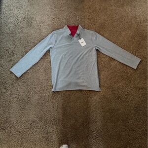 NEW Reverse Long Sleeve Buttoned Collared Shirt